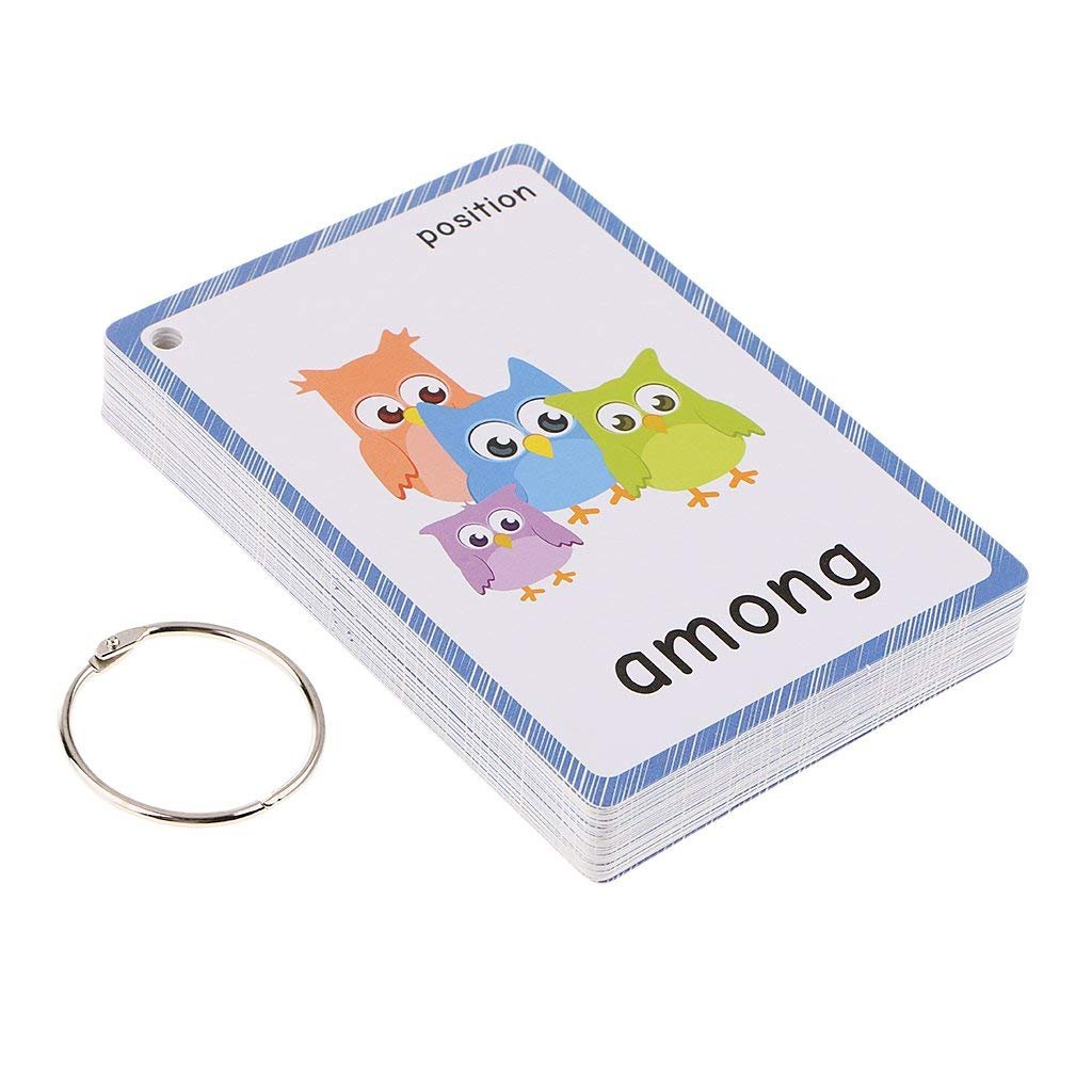 Amazon.co.jp: santsunフラッシュカード、36方向Preposition式英語